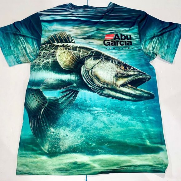 Abu Garcia For Life Fishing T-Shirt- Size Large - Picture 1 of 4